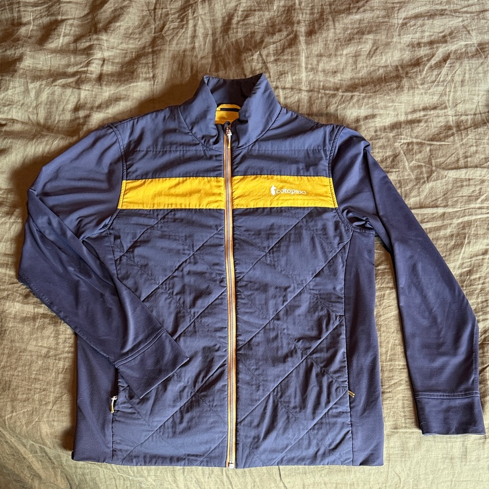 Cotopaxi Navy and Gold Jacket